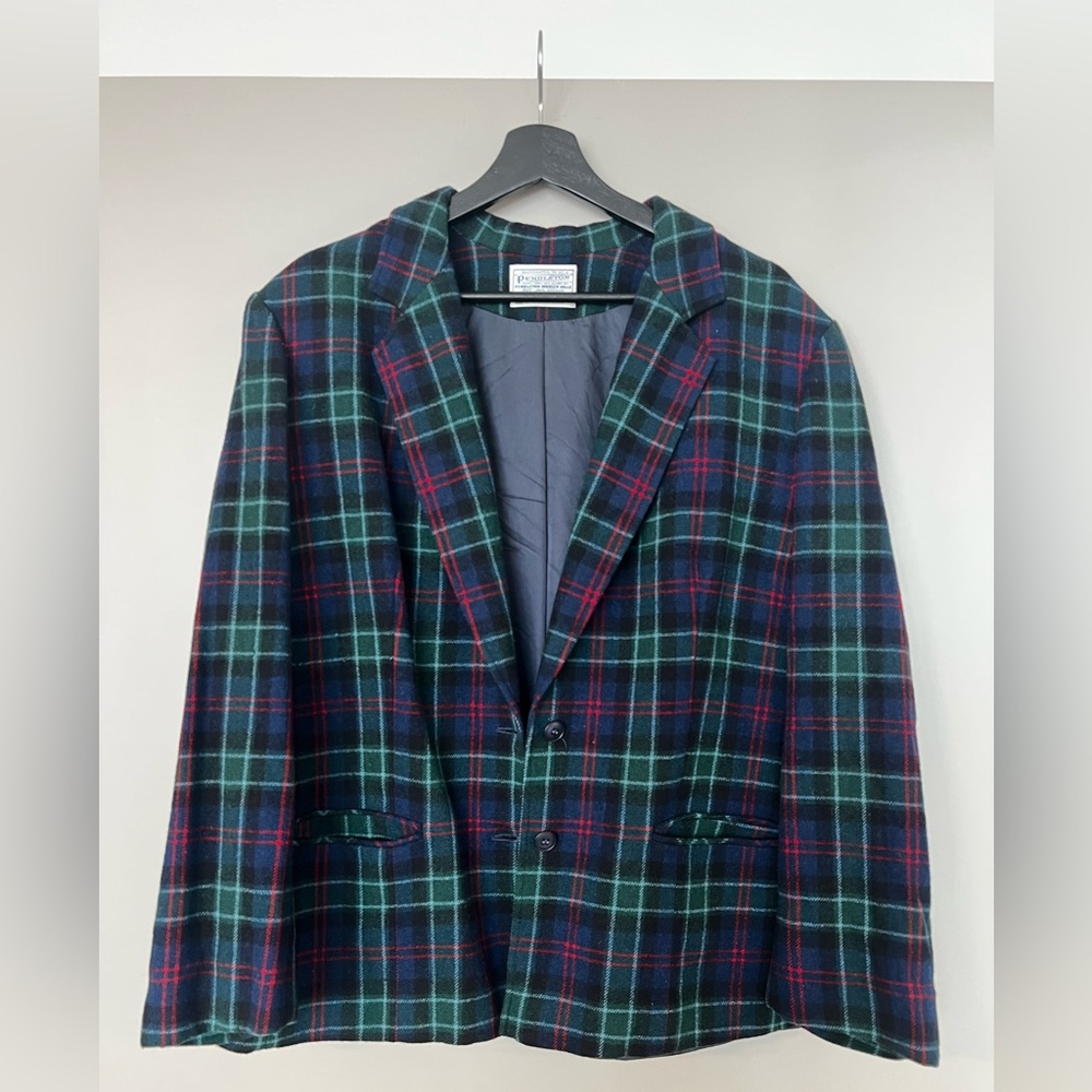 Pendleton Mens 100% Wool Blazer - Vintage